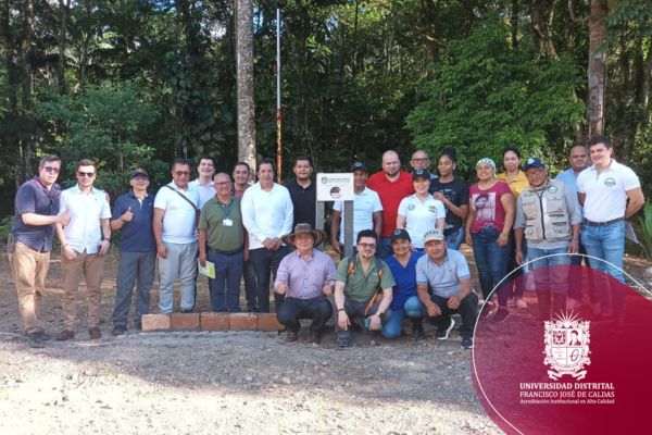 Universidad Distrital pone la primera piedra para Estación Científica Putumayo