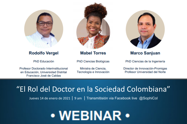 Imagen evento El Rol del Doctor en la Sociedad Colombiana - WEBINAR
