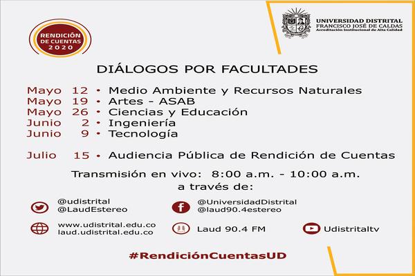 Imagen evento Participa en la rendición de cuentas de la UD