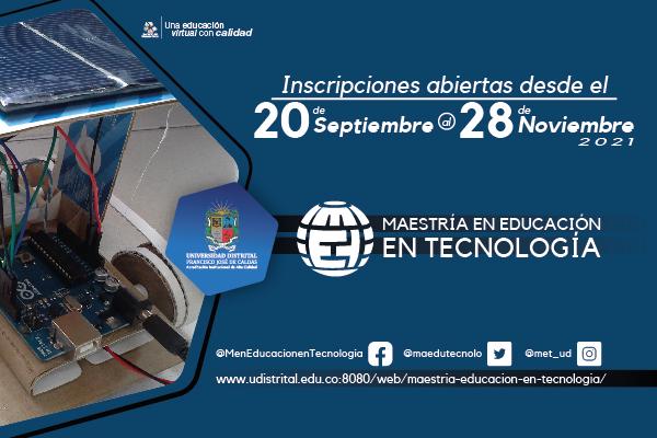 Imagen evento Inscríbete a la Maestría en Educación en Tecnología
