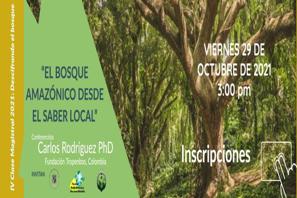Imagen evento Participa en la IV Clase magistral 2021