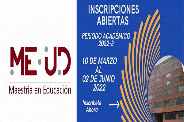 Imagen evento Abiertas inscripciones Maestría en Educación