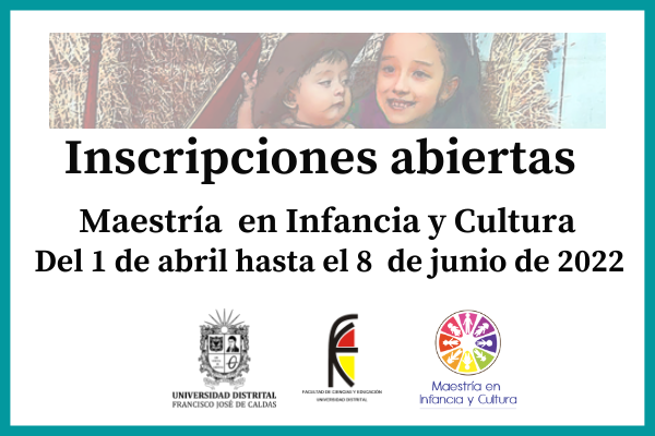 Imagen evento Inscripciones abiertas para la Maestría en Infancia y Cultura