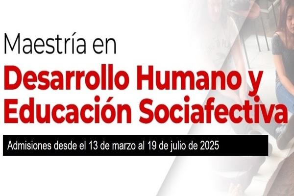 Imagen evento Maestría en Desarrollo Humano y Educación Socioafectiva, amplió su proceso de admisiones