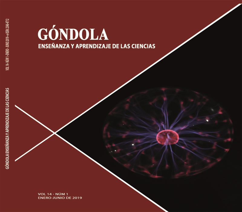 Imagen publicación: Revista Góndola, enseñanza y aprendizaje de las ciencias