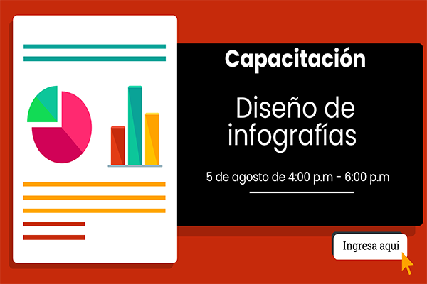 Imagen publicación: Apúntate a la capacitación en diseño de infografía