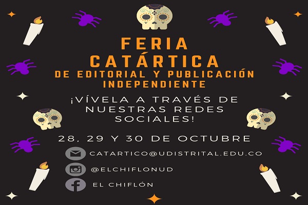 Imagen publicación:  Feria Catártica, 28, 29 y 30 de octubre 