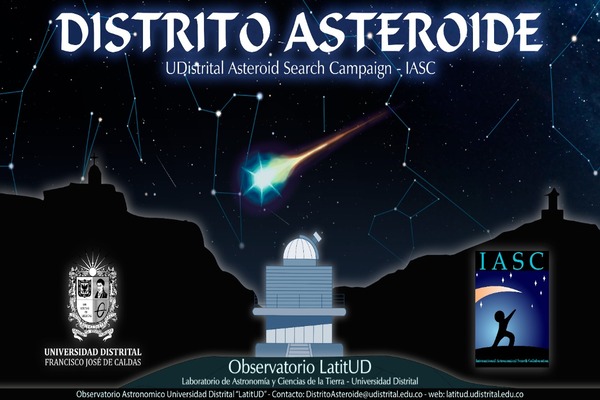 Imagen publicación: Universidad Distrital busca colaboradores para encontrar asteroides  