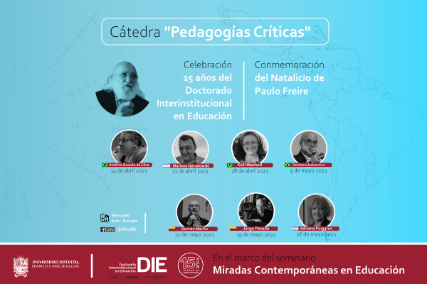Imagen publicación: Cátedra 'Pedagogías críticas', conmemoración del Natalicio de PAULO FREIRE