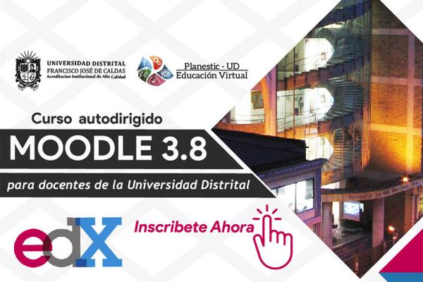 Imagen publicación: Inducción técnica a Moodle 3.8 para docentes de la Universidad Distrital