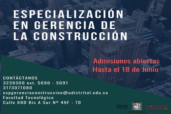 Imagen publicación: Conviértete en especialista en Gerencia de Construcción 