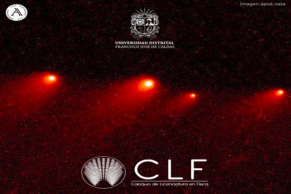 Imagen publicación: Evolución Dinámica de los Cometas Cuasi Hildas, en el Coloquio de Licenciatura en Física