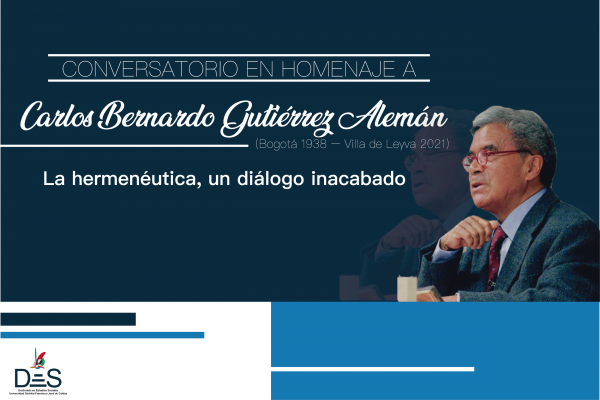 Imagen publicación: Conversatorio de homenaje al filósofo Carlos B. Gutiérrez Alemán