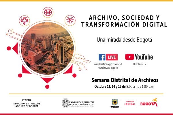Imagen publicación: Les esperamos en Archivo, Sociedad y Transformación Digital, una mirada desde Bogotá