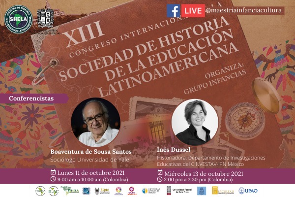 Imagen publicación: Invitación al XIII Congreso Internacional de la Sociedad de Historia de la Educación Latinoamericana 