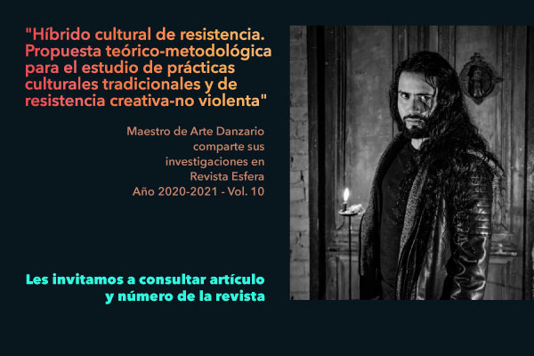 Imagen publicación: Maestro de Arte Danzario comparte investigaciones en Revista Esfera
