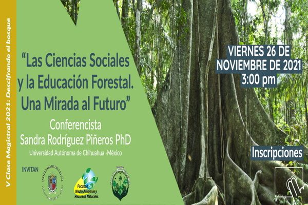 Imagen publicación: Mirar el futuro de la educación forestal, en nueva clase magistral UD