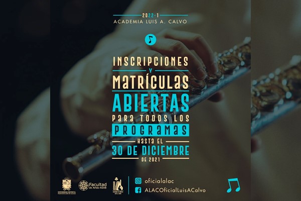 Imagen publicación: Academia Luis A. Calvo ALAC tiene abiertas sus inscripciones para el 2022-1