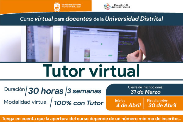 Imagen publicación: Curso Tutor virtual