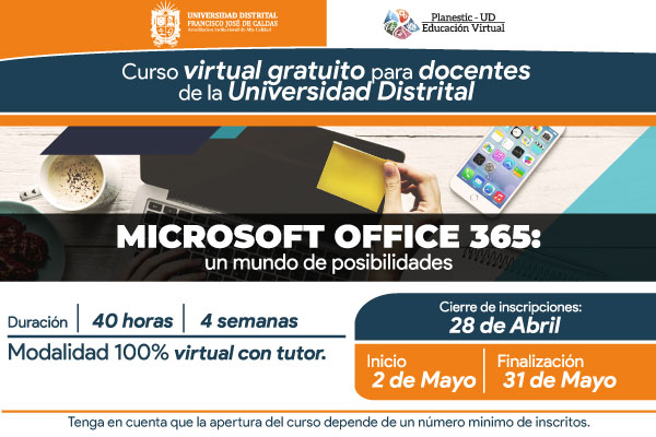 Inscripciones abiertas / Curso virtual gratuito Microsoft office 365: un  mundo de posibilidades | Agencia de noticias UD