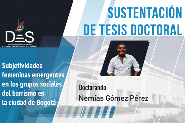 Sustentación pública de tesis doctoral - Nemías Gómez Pérez