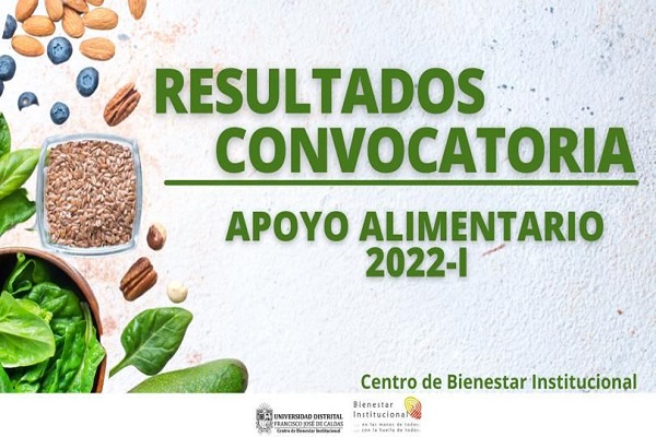 Imagen noticia: Resultado convocatorias apoyo - bono alimentario 2022-1 