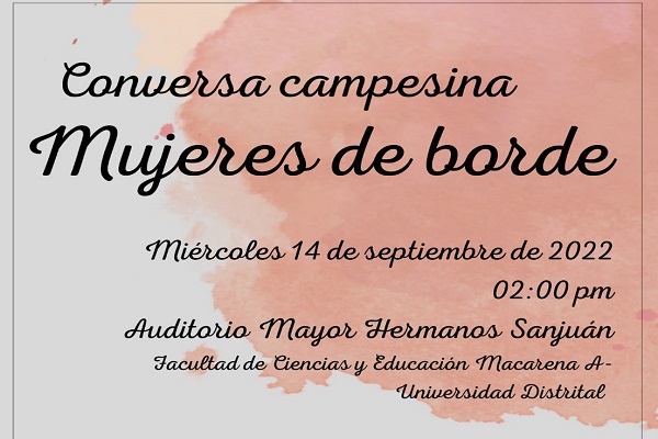 Imagen publicación: En conversatorio se reconocerán las luchas de cuatro mujeres campesinas de la ciudad de Bogotá, les esperamos