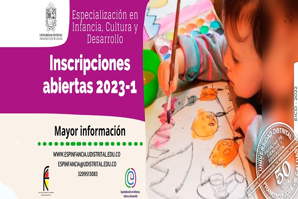 Inscripciones abiertas Especialización en Infancia, Cultura  y Desarrollo