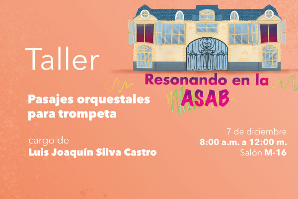 Taller "Pasajes orquestales para trompeta", con Luis Joaquín Silva Castro