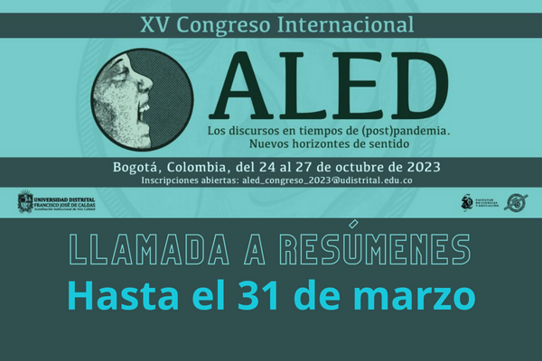 Imagen publicación: XV Congreso Internacional de la Asociación Latinoamericana de Estudios del Discurso ALED
