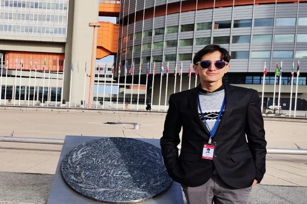 Imagen publicación: Andrés Felipe Guerra Rodríguez realizó importante participación en el Youth Forum llevado a cabo en Viena