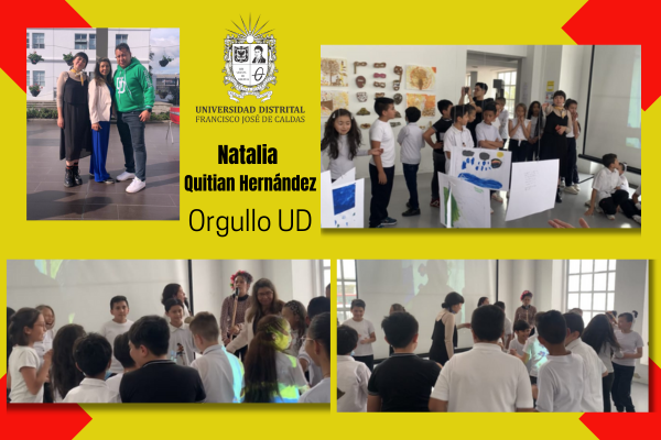 Imagen noticia: Natalia Quitian Hernández, estudiante de la Licenciatura en Pedagogía Infantil Orgullo UD   