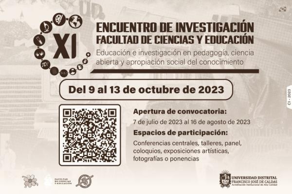 Imagen publicación: 2023 - XI Encuentro de Investigaciones - Universidad Distrital Francisco José de Caldas