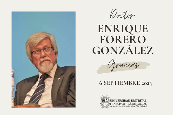 Imagen publicación: Adiós al doctor Enrique Forero González 