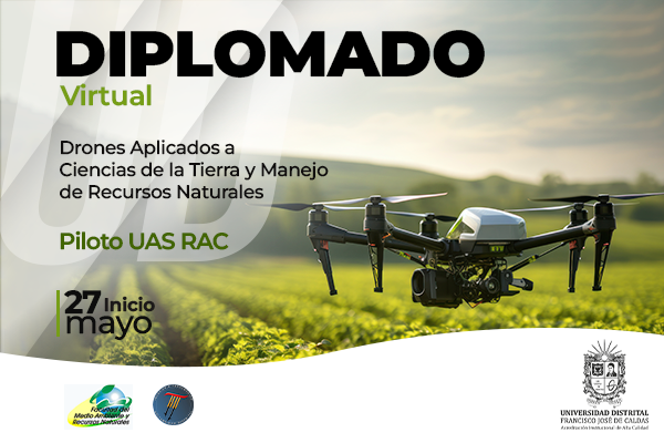 Imagen publicación Diplomado Drones Aplicados a Ciencias de la Tierra y Manejo de Recursos Naturales
