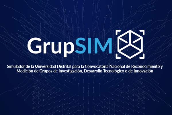 Imagen publicación: GrupSIM, primer simulador para convocatoria de Reconocimiento y Medición MinCiencias