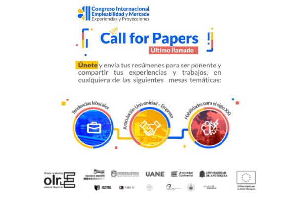Imagen publicación: Último llamado para participación en el Call for Paper