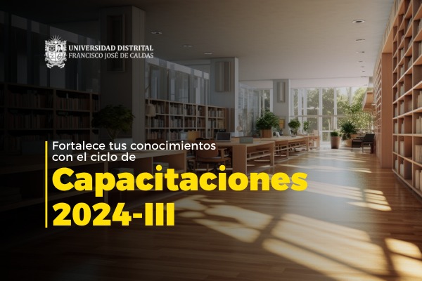 Imagen noticia: Llega el ciclo de capacitaciones 2024-III dirigido a la comunidad universitaria 