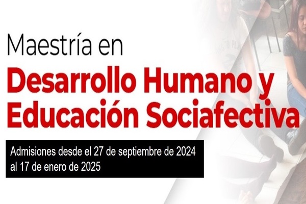 Imagen publicación Maestría en Desarrollo Humano y Educación Socioafectiva, amplía proceso de admisiones