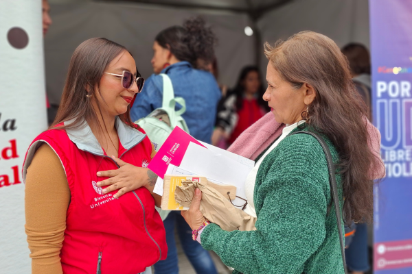 Imagen publicación: La Universidad Distrital se unió a la conmemoración del 8M