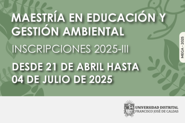 Imagen publicación Lidera transformaciones con la Maestría en Educación y Gestión Ambiental