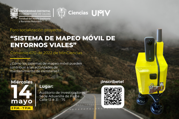 Imagen publicación Socialización ‘Sistema de Mapeo Móvil de Entornos Viales’, en alianza con MinCiencias y UMV