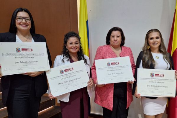 Imagen publicación Cuatro voces en el pensamiento pedagógico en Colombia