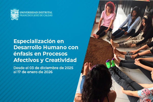 Imagen publicación Especialízate en Desarrollo Humano con énfasis en Procesos Afectivos y Creatividad