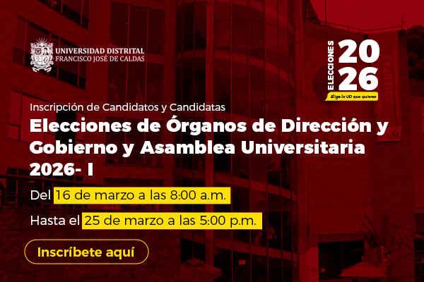 Abiertas inscripciones para elecciones 2026-I