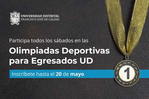 Imagen publicación   Participe Ahora en las Olimpiadas Deportivas para Egresados UD