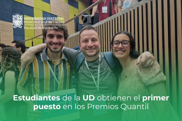 Estudiantes de la UD obtienen el primer puesto en los Premios Quantil durante la IV Conferencia Colombiana de Matemáticas Aplicadas e Industriales