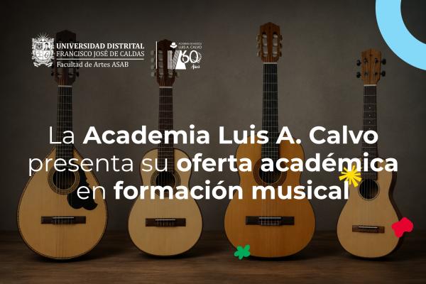 Imagen publicación La Academia Luis A. Calvo presenta su oferta académica en formación musical 