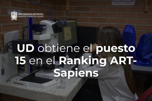 Imagen publicación La UD obtiene el puesto 15 en el Ranking ART-Sapiens 2025-2026