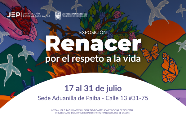 Imagen publicación Participe de la exposición Renacer por el respeto a la vida 